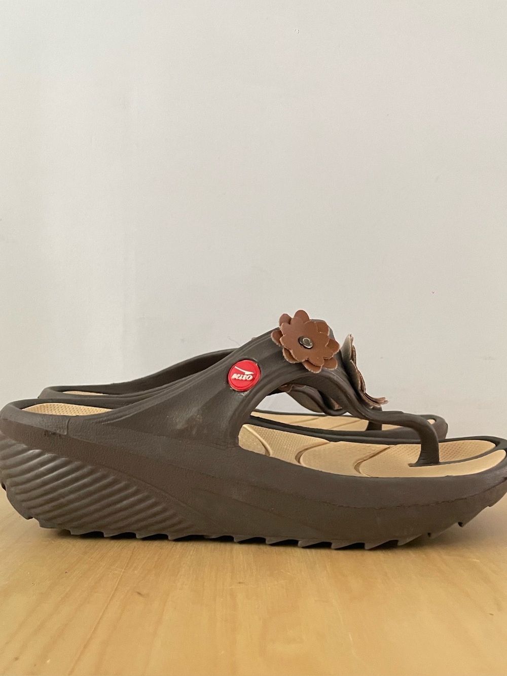 Kito AG40 Women's Floral Thong Sandals | EU 39